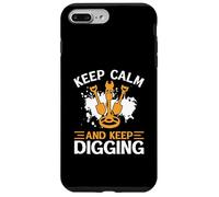 Keep Calm and Keep Digging Metal Detecting Carcasa para iPhone 7 Plus/8 Plus