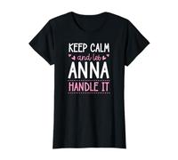 Keep Calm and Let Anna Handle It Chill Nombre Camiseta