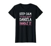 Keep Calm and Let Daniela Handle It Chill Nombre Camiseta