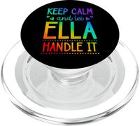 Keep Calm and Let Ella Handle It Chill Nombre PopSockets PopGrip para MagSafe