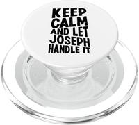 Keep Calm and Let Joseph Handle It Funny Primer Nombre PopSockets PopGrip para MagSafe