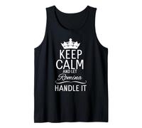 Keep Calm and Let Romina Handle It | Nombre de Regalo Divertido Camiseta sin Mangas