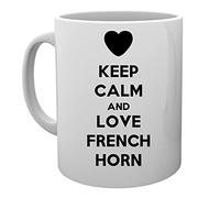 Keep Calm And Love French Horn Taza Mug Cup