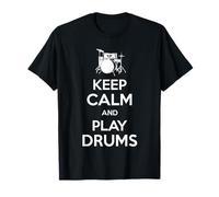 Keep Calm and Play Drums - Camiseta de regalo para baterista Camiseta