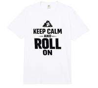 Keep Calm and Roll BJJ Lucha contra el Suelo No-Gi Dojo Comfort Colors Adult Heavyweight T-Shirt