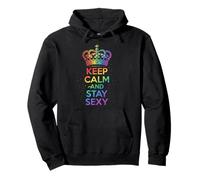 Keep Calm and Stay Sexy LGBT Sudadera con Capucha