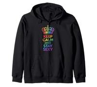Keep Calm and Stay Sexy LGBT Sudadera con Capucha