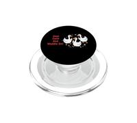 Keep Calm and Waddle On! Divertido Dicho sarcástico Patito PopSockets PopGrip para MagSafe