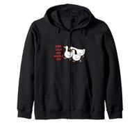 Keep Calm and Waddle On! Divertido Dicho sarcástico Patito Sudadera con Capucha
