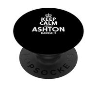 Keep Calm Ashton Camiseta Sudadera con Capucha Regalos PopSockets PopGrip Adhesivo