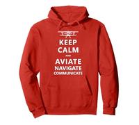 Keep Calm & Aviate Navigate Communicate Cockpit - Camiseta con temática Sudadera con Capucha