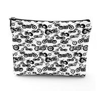 Keep Calm, bolsa de cosméticos de lino para mujer, bolsa de maquillaje con texto en inglés «Keep Calm and Carry On», organizador de maquillaje, bolsa de maquillaje para bolso, resistente al agua, rosa