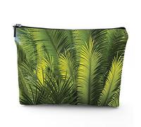 Keep Calm, bolsa de cosméticos de lino para mujer, bolsa de maquillaje con texto en inglés «Keep Calm and Carry On», organizador de maquillaje, bolsa de maquillaje para bolso, resistente al agua, rosa