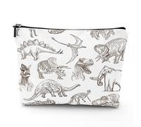 Keep Calm, bolsa de cosméticos de lino para mujer, bolsa de maquillaje con texto en inglés «Keep Calm and Carry On», organizador de maquillaje, bolsa de maquillaje para bolso, resistente al agua, rosa