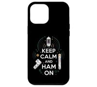 Keep Calm Ham On Radio Operator Amateur Radio Tube Carcasa para iPhone 12 Pro MAX