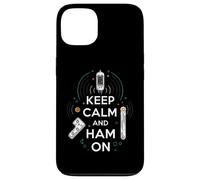 Keep Calm Ham On Radio Operator Amateur Radio Tube Carcasa para iPhone 13
