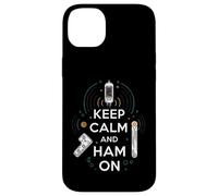 Keep Calm Ham On Radio Operator Amateur Radio Tube Carcasa para iPhone 14 Plus