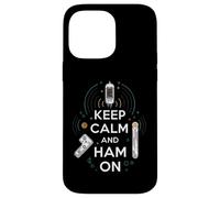 Keep Calm Ham On Radio Operator Amateur Radio Tube Carcasa para iPhone 14 Pro MAX