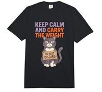 Keep Calm Humor Lover Mom Funny Cat Cita Vida Comfort Colors Adult Heavyweight T-Shirt