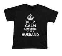 Keep Calm I Am Going to Be A Husband T Shirt No1 Gift Idea Birhday Present tee Black XXL