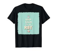 Keep Calm I'm An RBT Funny Behavior Therapist Lema Camiseta, Hombre, Negro, 5XL
