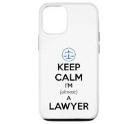 Keep Calm I'm Casi un Abogado | Examen de Barra de Estudiantes de Derecho Divertido Carcasa para iPhone 12/12 Pro