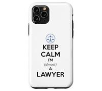 Keep Calm I'm Casi un Abogado | Examen de Barra de Estudiantes de Derecho Divertido Carcasa para iPhone 11 Pro