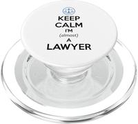 Keep Calm I'm Casi un Abogado | Examen de Barra de Estudiantes de Derecho Divertido PopSockets PopGrip para MagSafe