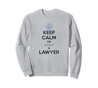 Keep Calm I'm Casi un Abogado | Examen de Barra de Estudiantes de Derecho Divertido Sudadera