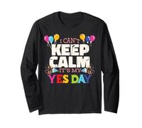 Keep Calm Its my Yes Day for Daddys Yes Day Kids Manga Larga