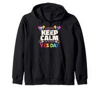 Keep Calm Its my Yes Day for Daddys Yes Day Kids Sudadera con Capucha