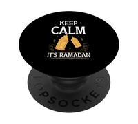 Keep Calm It's Ramadan Ramadán Kareem Eid Mubarak Musulmán PopSockets PopGrip Adhesivo