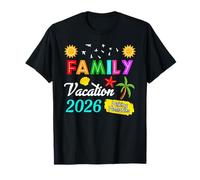 Keep Calm It's Time for a Family Vacation 2026 Family Trip Camiseta