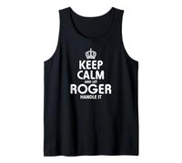 Keep Calm Roger t-Shirt Sudadera con Capucha Regalos Camiseta sin Mangas