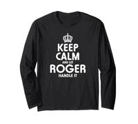 Keep Calm Roger t-Shirt Sudadera con Capucha Regalos Manga Larga