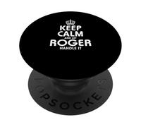 Keep Calm Roger t-Shirt Sudadera con Capucha Regalos PopSockets PopGrip Adhesivo