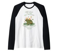 Keep Calm Soy El Hermano Gay del Que Todo El Mundo Habla Camiseta Manga Raglan