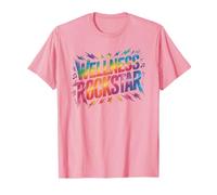 Keep Calm Wellness Rockstar Squad Entrenamiento Profesora Niñas Yoga Camiseta