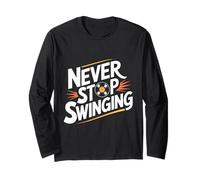 Keep Calm y Lindyhop Swing Dance Vintage Lindy Hop Manga Larga