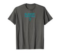 Keep Dancing Foot Motivacional Dance Lover Camiseta, Hombre, Asfalto, 5XL