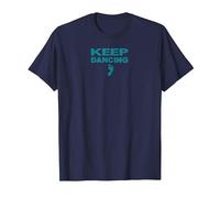 Keep Dancing Foot Motivacional Dance Lover Camiseta, Hombre, Azul Marino, 3XL