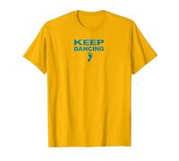 Keep Dancing Foot Motivacional Dance Lover Camiseta, Hombre, Dorado brillante , 3XL