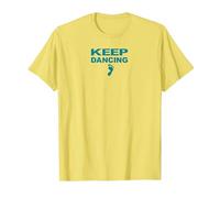 Keep Dancing Foot Motivacional Dance Lover Camiseta, Hombre, Limón, 3XL