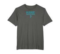 Keep Dancing Foot Motivacional Dance Lover Camiseta, Hombre tallas grandes, Asfalto, 3X Alto