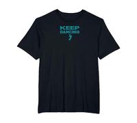 Keep Dancing Foot Motivacional Dance Lover Camiseta, Hombre tallas grandes, Negro, 3X Alto