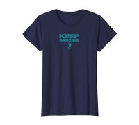 Keep Dancing Foot Motivacional Dance Lover Camiseta, Mujer, Azul Marino, 3XL