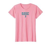 Keep Dancing Foot Motivacional Dance Lover Camiseta, Mujer, Rosado, 3XL