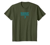 Keep Dancing Foot Motivacional Dance Lover Camiseta, Niños, Verde Oliva, 3 años