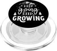 Keep Going Keep Growing tee.Camiseta con Cita Motivacional para Persona PopSockets PopGrip para MagSafe