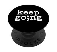 Keep Going - Punto y Coma de concientización sobre la prevención del Suicidio PopSockets PopGrip Adhesivo